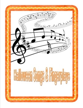 Preview of Halloween Songs and Fingerplays