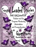 Halloween Sound Loaded Short Stories for Speech Therapy wi