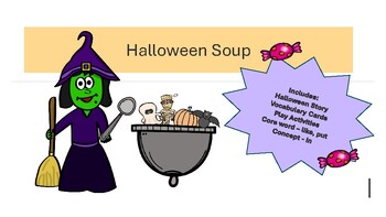 Preview of Halloween Soup Story