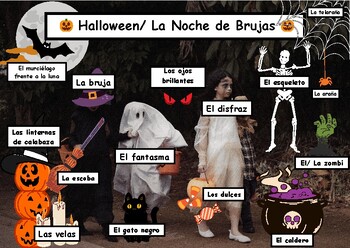 Preview of Halloween Spanish Graphic