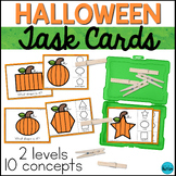 Halloween Special Education Task Boxes - Basic Concepts Sp