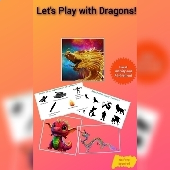 Preview of Chinese New Year 2024: Year of Dragon Activities, Games, Easel & Quiz (No Prep)