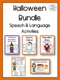 Halloween Speech & Language Activities Bundle
