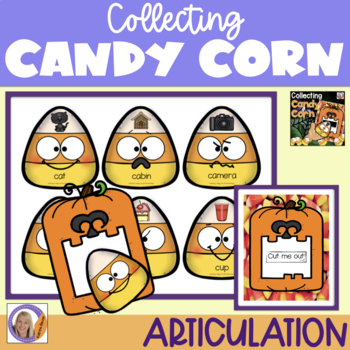 Preview of Halloween Speech Therapy Articulation/phonology Game: Collecting Candy Corn