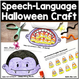Halloween Speech Therapy Craft - Articulation and Language