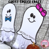 Halloween Speech Therapy Ghost Craft: Visual Directions Em