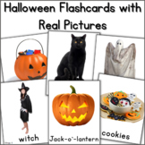 Halloween Speech Therapy Vocabulary Cards ESL Picture Card