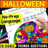 Halloween Speech Language Therapy Activities Kaleidoscope 