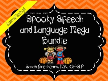 Preview of Spooky Speech and Language Halloween Bundle