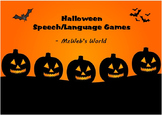 Halloween Speech and Language Games