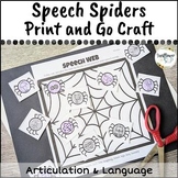 Halloween Spiders Articulation and Language Craft for Spee