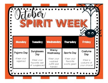 spirit week costume ideas
