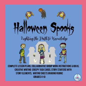 Preview of Halloween Spooks: Creative Writing Activity for Middle School