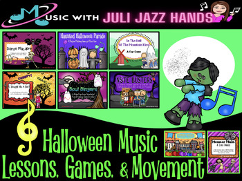 Preview of Halloween & Spooky Music Games & Music Movement