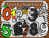 Halloween Spooky Number Clip Art by Kid-E-Clips Personal C