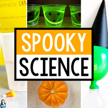 Preview of Halloween Spooky Science Experiments | Pumpkins, Fall Activities, STEM, October