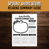 Halloween Spooky Short Story Reading Summary Guide | Pumpk