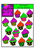 Halloween Spooky Sweet Cupcakes {Creative Clips Digital Clipart}