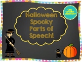 Halloween - Spooky parts of speech NO PREP!