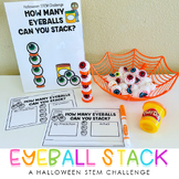 Halloween Stem Challenge - Eyeball Stack Stem Challenge - 