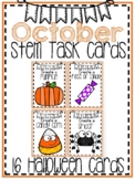 Halloween Stem Task Cards