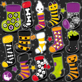 Halloween Stockings Clipart - CL1819