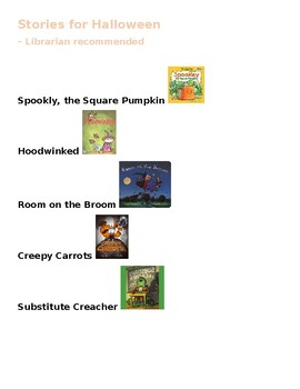 Preview of Halloween Stories - Librarian Recommended
