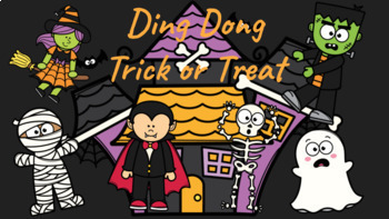 Preview of Halloween Story Ding Dong, Trick or Treat 