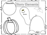 Halloween Story Elements Organizer