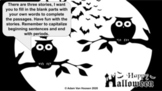 Halloween Story Essay Writing (Google Slide)