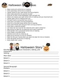 Halloween Story Ideas and Graphic Organizer