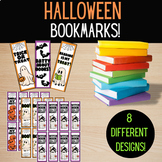 Halloween Student Bookmarks!