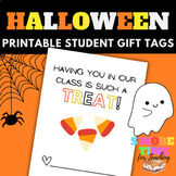 Halloween Student Gift Tag - Printable, Class Treat Bag, C