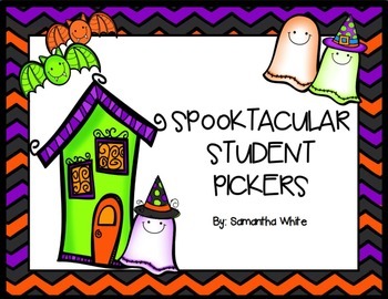 Preview of Halloween Student Picker (ActivInspire Flipchart)