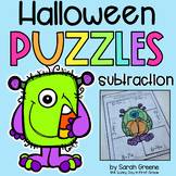 Halloween Subtraction Puzzles