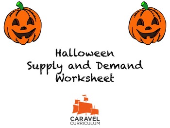 Preview of Halloween Supply and Demand Worksheet