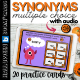 Halloween Synonyms BOOM CARDS | Digital Learning Practice 