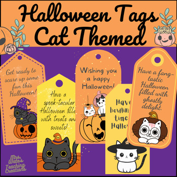 Preview of Halloween Tags for Treat Bags and Treat Gift Tags - Halloween Ideas