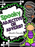 Halloween Task Cards {Adjective and Adverbs}