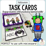 Halloween Task Cards | Mini Eraser Activities and Centers 