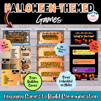 Preview of Halloween Team-Building Games