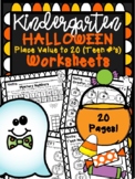 Halloween Teen Numbers (Place Value to 20) Worksheets (Kin