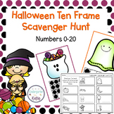 Halloween Ten Frame Scavenger Hunt