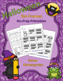 Halloween Ten Frames No Prep Printables Quantities of 11 to 20