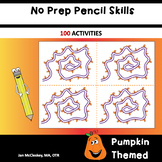 Halloween Thanksgiving Fall PENCIL Skills for GRASP and FI