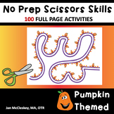 Halloween Thanksgiving Fall Scissors Skills for Cutting Pr