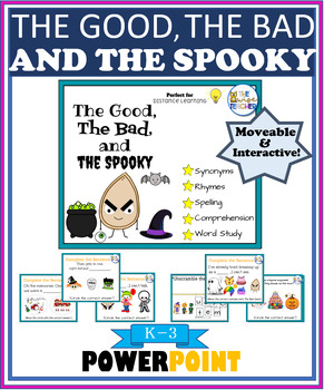 Preview of Halloween The Good The Bad and The Spooky Reading Comprehension MorningWork Fall