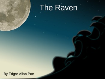 Preview of Halloween - The Raven-Edgar Allan Poe Powerpoint