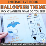 Halloween Theme Interactive Adapted Book Emergent Reader