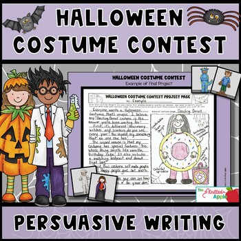 Preview of Halloween Persuasive Writing Project - Halloween Costume Contest